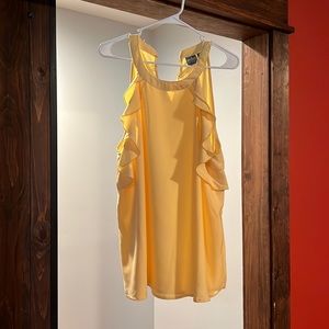 Womens Yellow Blouse (Sleeveless) Size XL  NY&Co Soho